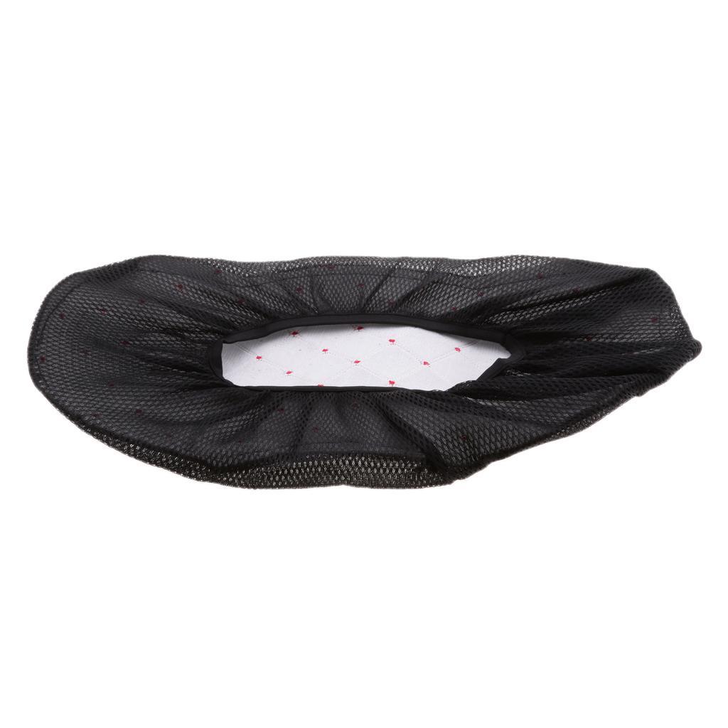 2X Black Motorcycle Electric Car Scooter Seat Cushion Protector