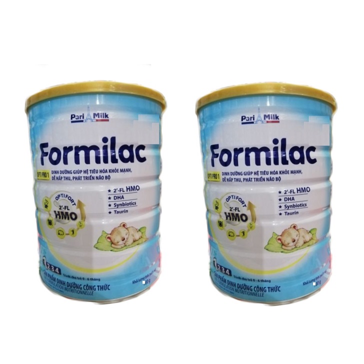 Bộ 2 Lon Sữa công thức Formilac Optipro số 1 (0-6 tháng) - 400g