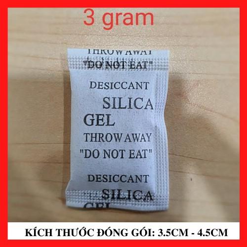 (Mới) Gói Chống Ẩm đóng túi 1kg loại 1/2/3/5/10/20/50/100/500g Silicagel - Hạt chống ẩm mốc, khử mùi