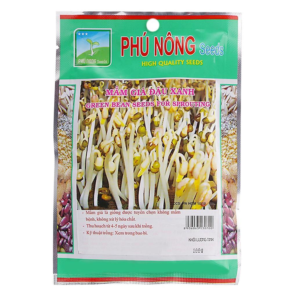 Hạt giống Mầm giá đậu xanh 100gr