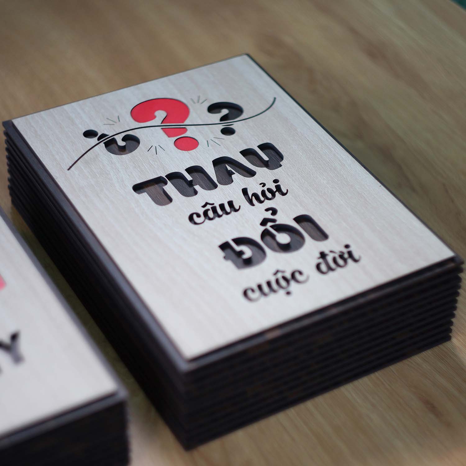 Tranh Châm Ngôn Cuộc Sống TBIG125: Thay câu hỏi đổi cuộc đời