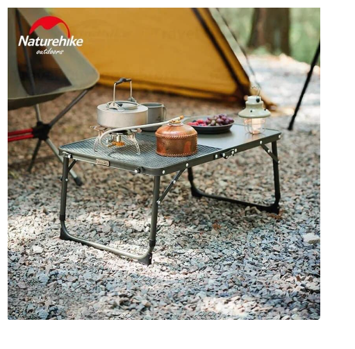 Bàn xếp cắm trại mini MDF có thể điều chỉnh độ cao NatureHike CNK23JU011