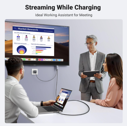 Cáp chuyển Type C sang HDMI hỗ trợ 4K dài 2m Ugreen 55330 CM675 - Hàng chính hãng