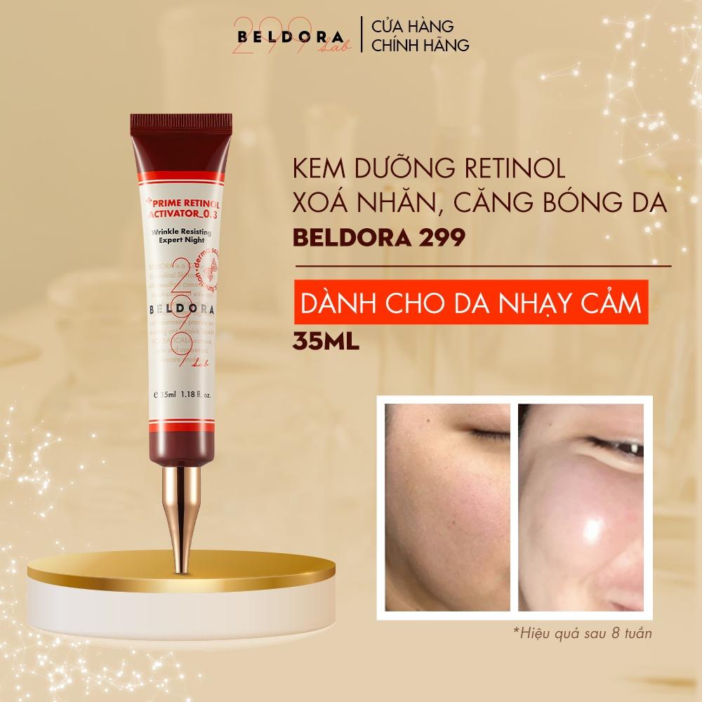 KEM DƯỠNG RETINOL 0.3 XÓA NHĂN, CĂNG BÓNG DA BELDORA 299 PRIME ACTIVATOR 35ML