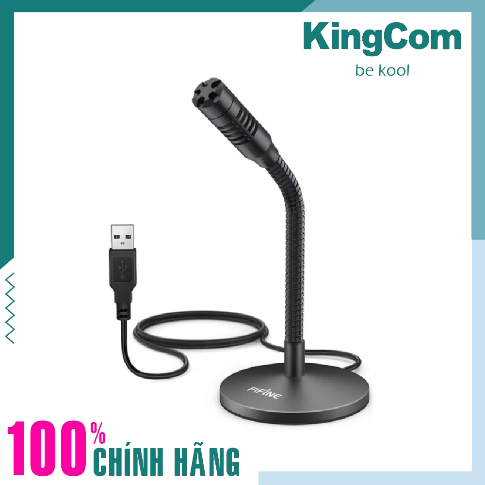 Microphone thu âm Mini FIFINE K050 USB dùng cho PC/Laptop - Hàng Chính Hãng