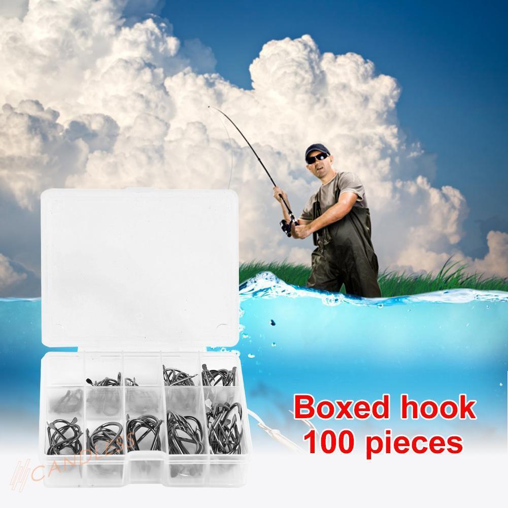 Set 100 Lưỡi Câu Cá Chuyên Dụng