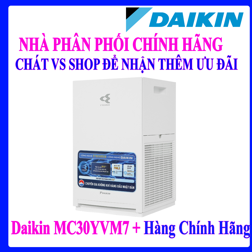 Máy lọc không khí Daikin MC30YVM7 25W - Miễn Phí HCM