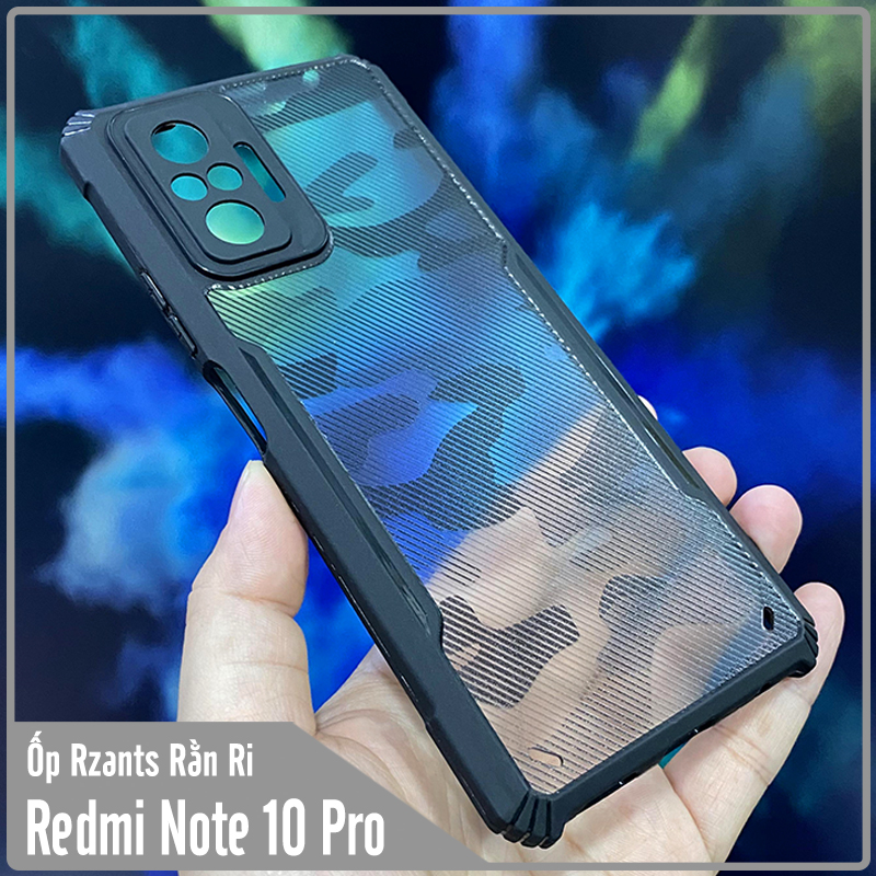 Ốp lưng cho Xiaomi Redmi Note 10 Pro Rzants rằn ri - Hàng nhập khẩu 