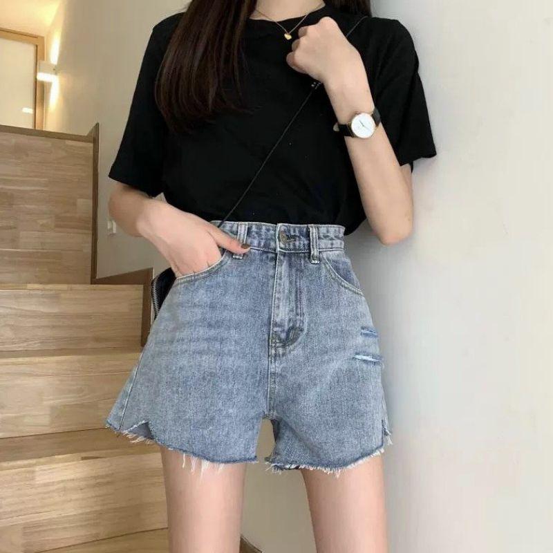 QUẦN SORT JEAN BIGSIZE QC XANH NHẠT LƯNG CAO MÃ 03