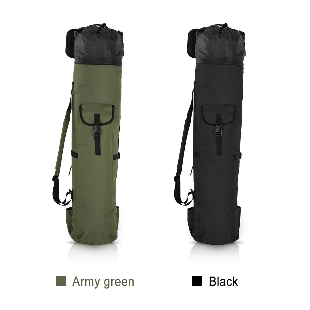 Foldable Fishing Pole Bag Fishing Rod Case Large Capacity Pole Tool Organizer Storage Bag Fishing Gear Tackle Bag