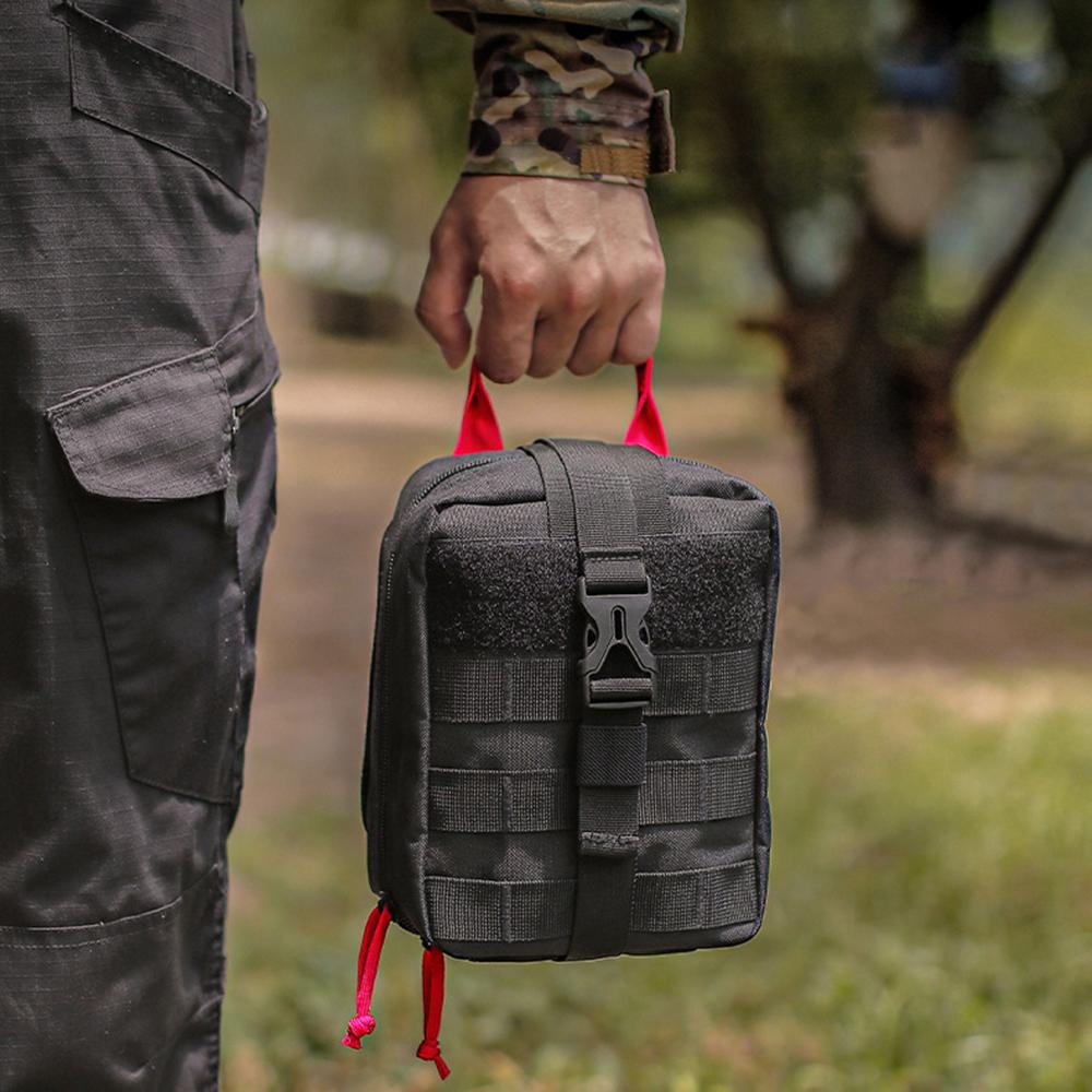 First Aid Bag Pouch Emergency Outdoor Survival Tools Storage Bag for Camping Hiking Mountaineering Climbing Rescue