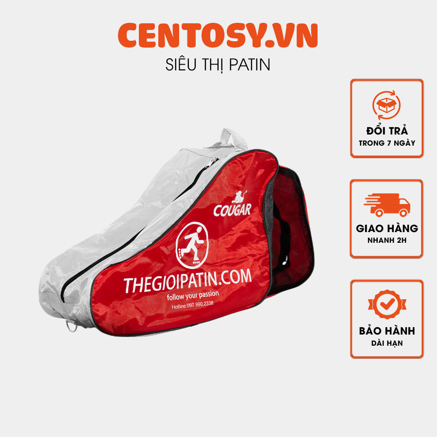 Túi Đựng Giày Patin 3 Ngăn Nhiều Màu Sắc Centosy 02