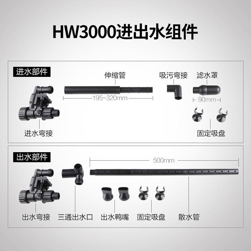 Bộ in out của lọc HW 3000 (Không lọc váng) - In out nhựa phi 20 cho lọc Sunsun HW3000- phụ kiện thủy sinh-shopleo