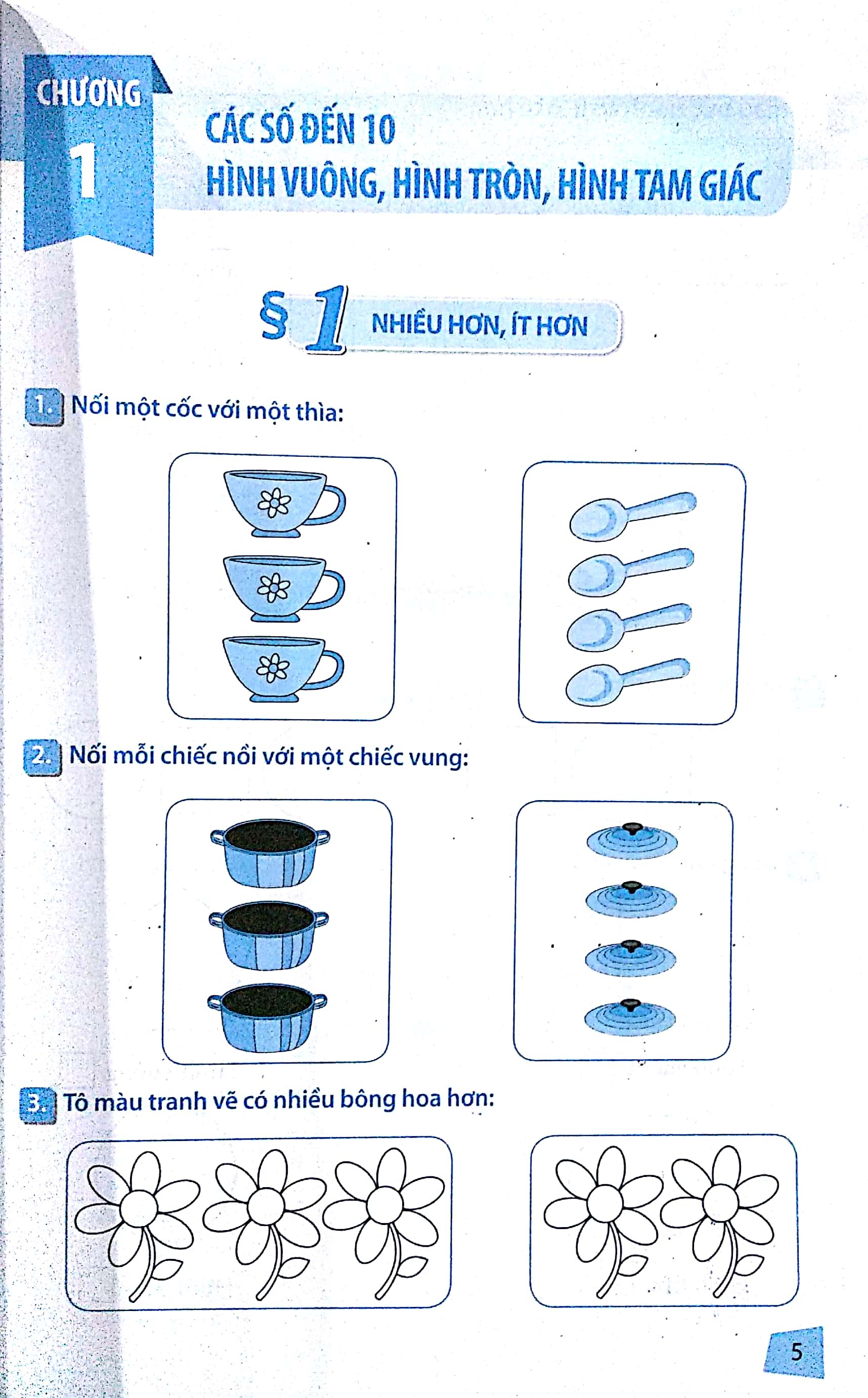 Sách: Bài Tập Trắc Nghiệm Và Đề Tự Kiểm Tra Toán Lớp 1 -Bỗ Trợ Kiến thức Sách Giáo Khoa