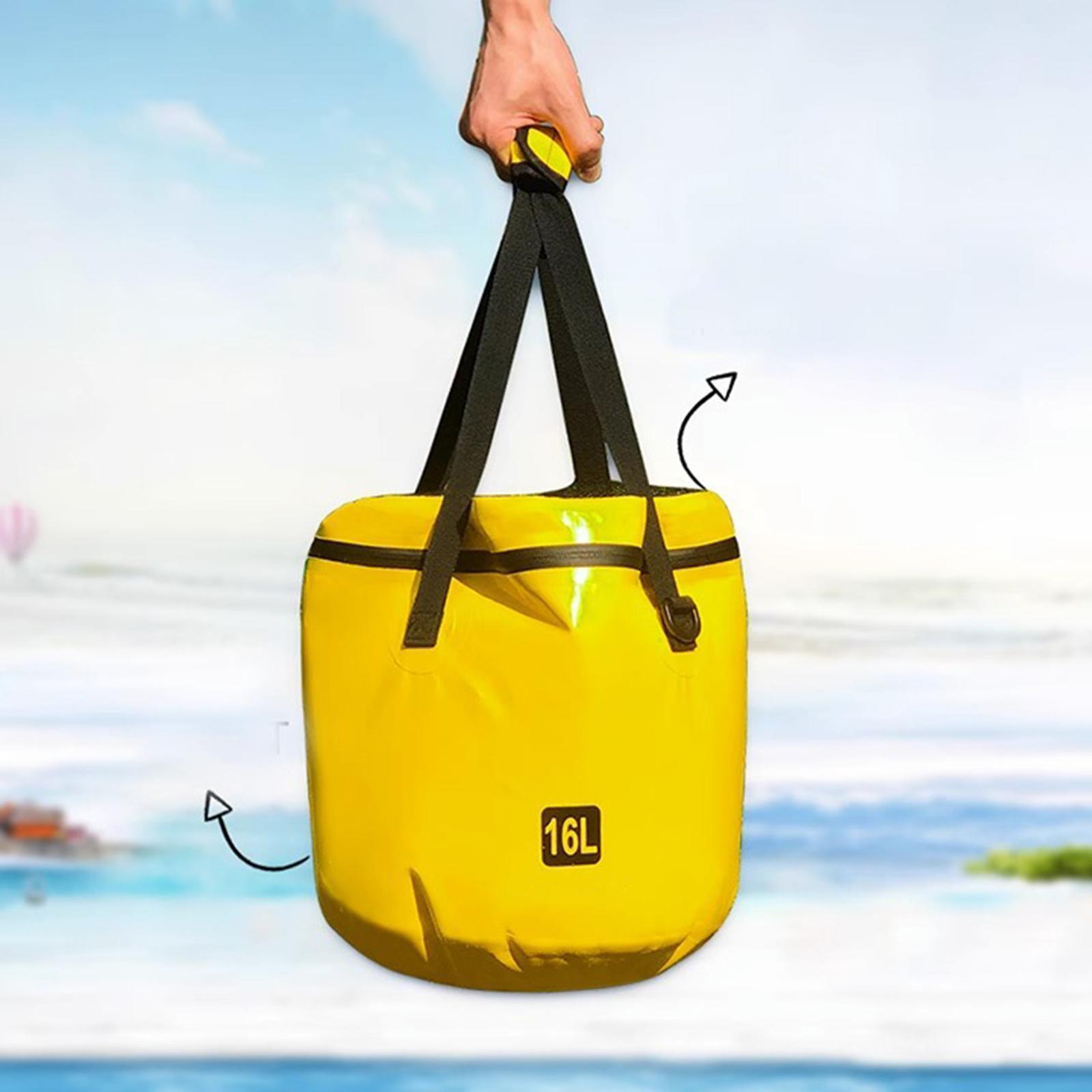 Collapsible Fishing Bucket Foldable Wash Basin for Camping Outdoor Gardening