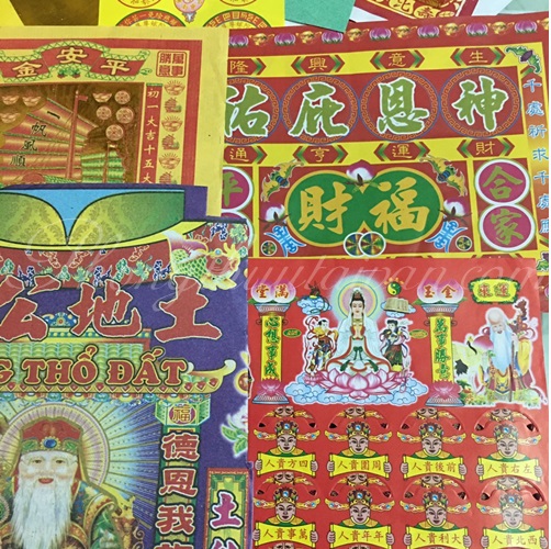 Giấy tiền cúng Nhà mới