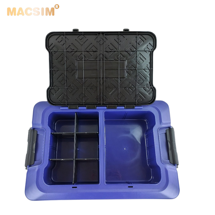 Hộp đựng đồ xếp gọn 2 ngăn  50L kích thước 50cm x 34cm  x 31cm - nhãn hiệu Macsim