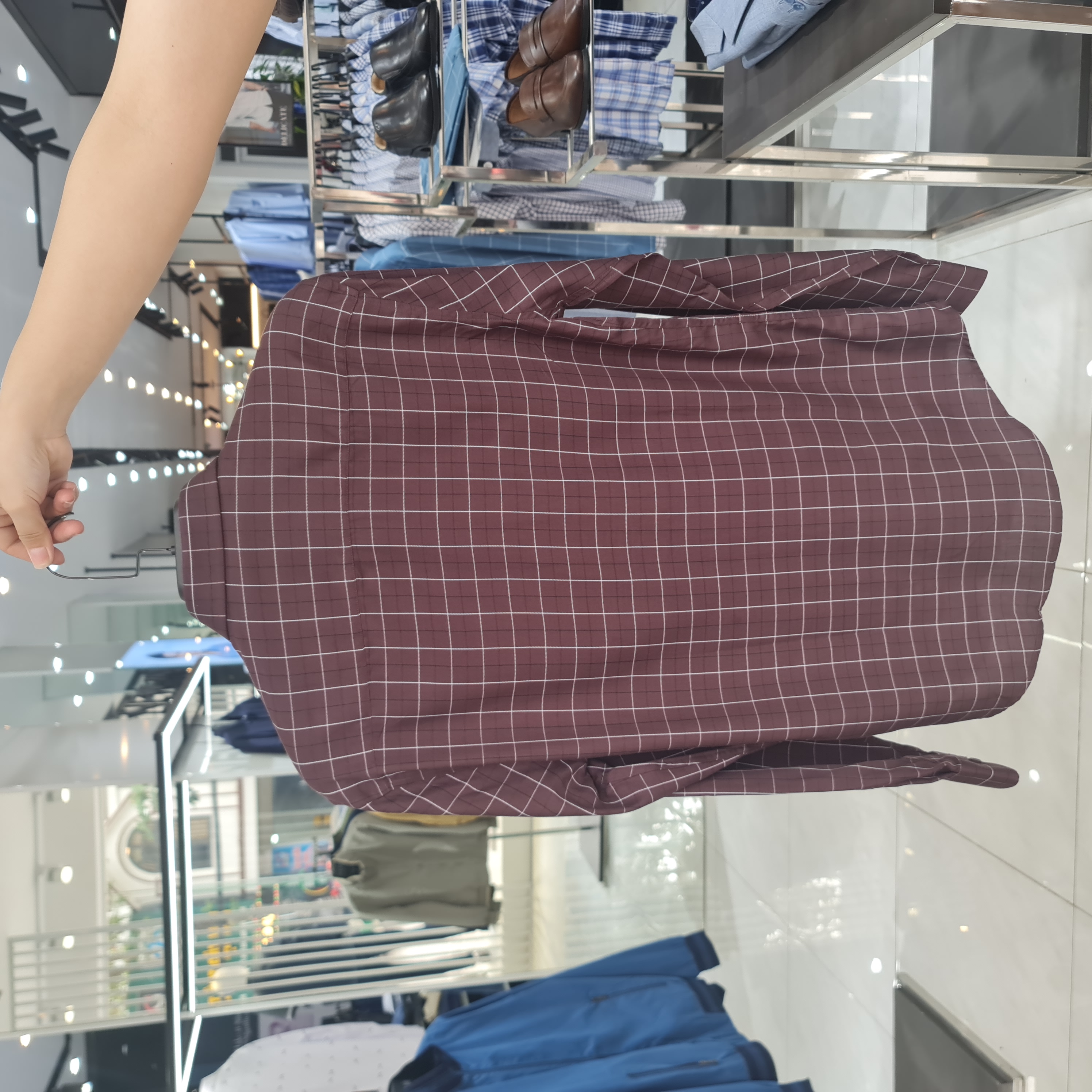 OWEN - Áo sơ mi nam dài tay dáng SLIMFIT sợi Tre - Mã AS61012D