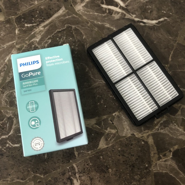 Tấm lọc, màng lọc Philips HESA60 và SNF100 dùng cho máy lọc không khí Philips GP5601 - Hàng Nhập Khẩu