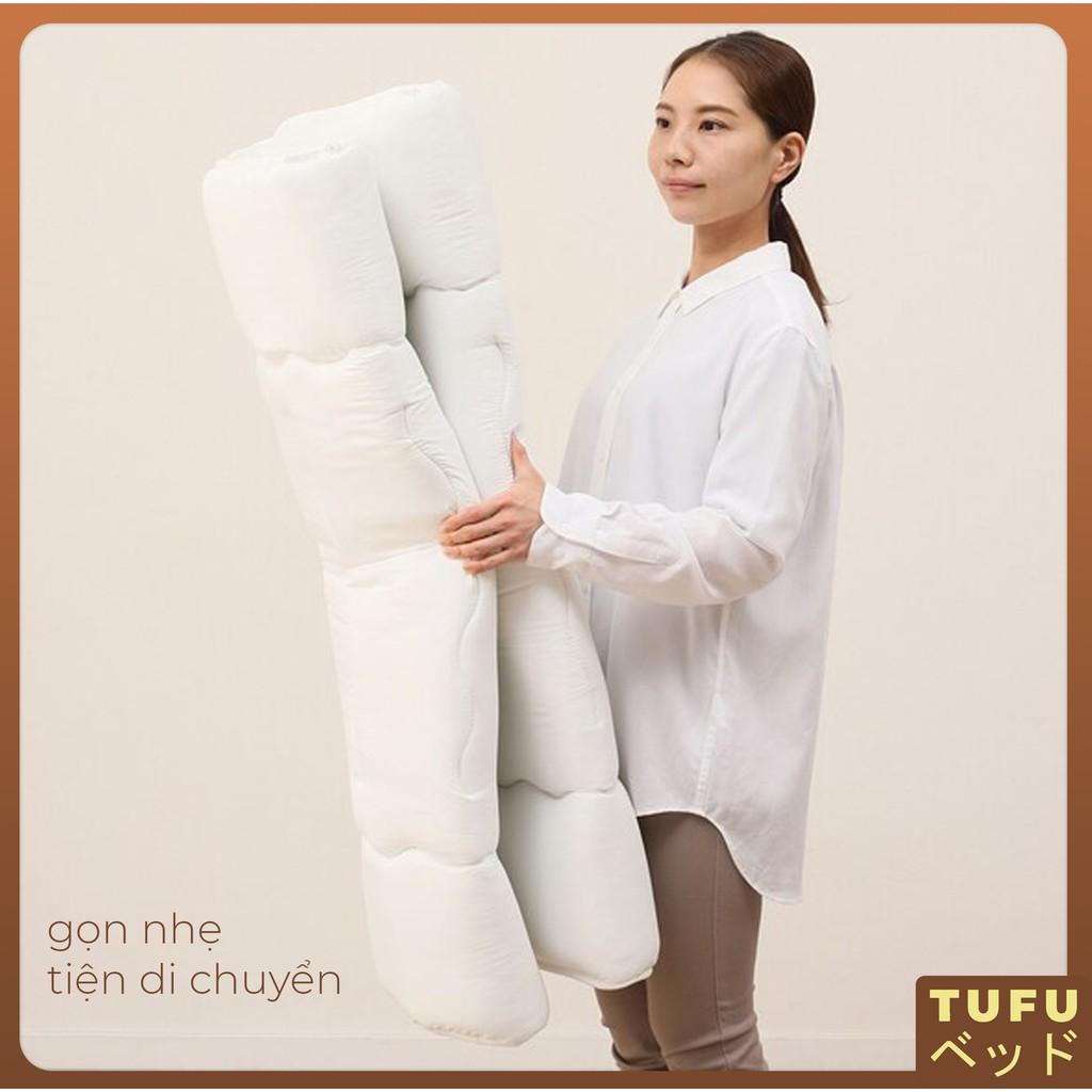 Nệm Futon Topper Bông Gòn Kiểu Nhật, TUFU FUTON Classic Japanese Style