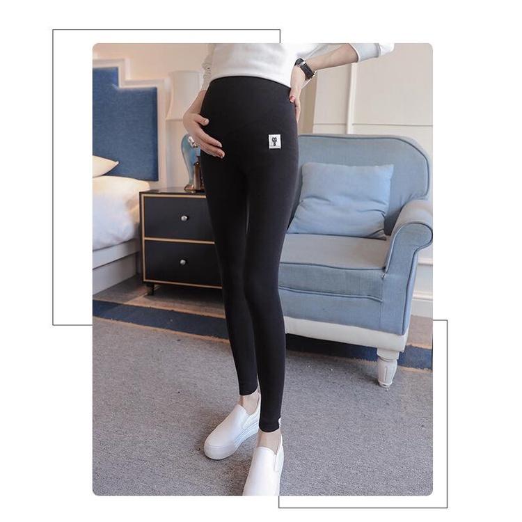 Quần legging bầu mèo - Quần bầu len mèo Hàn Quốc co giãn 4 chiều thoải mái