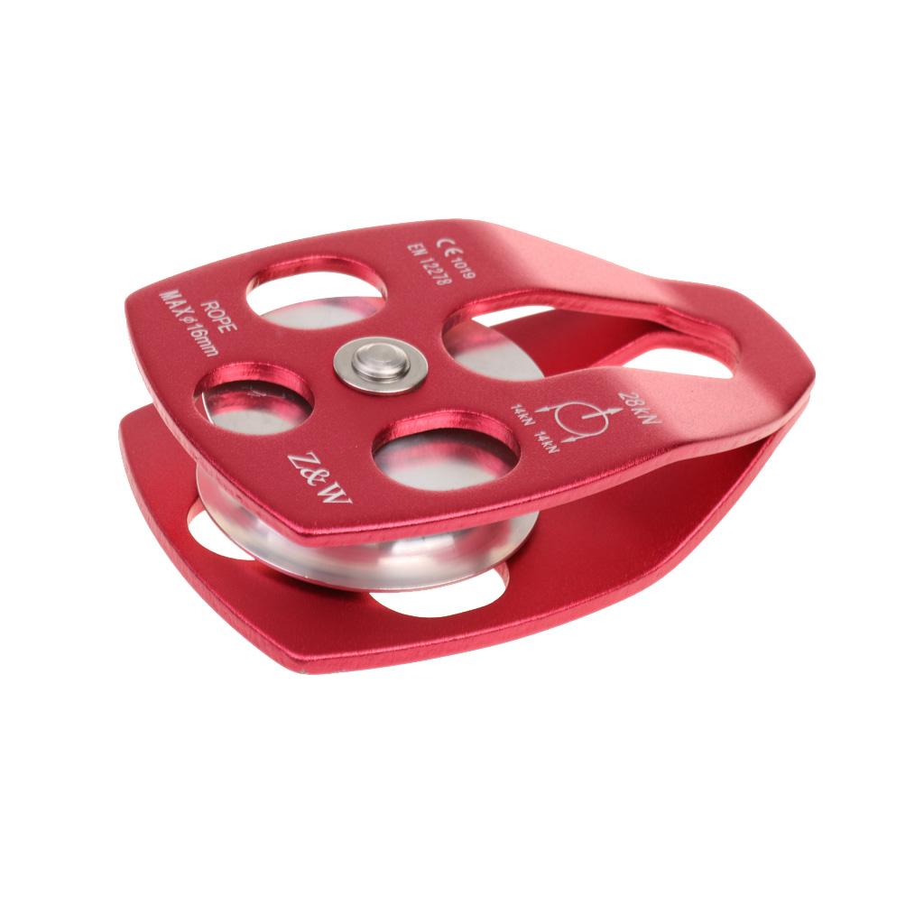 Single Pulley Ball Bearings For Mountaineering Tree Rock Climbing Abseiling