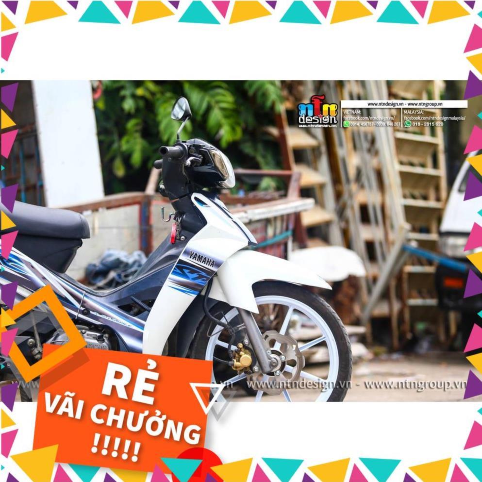 Tem Rời Sisius Mẫu Trắng Xanh Đen Chữ Spark