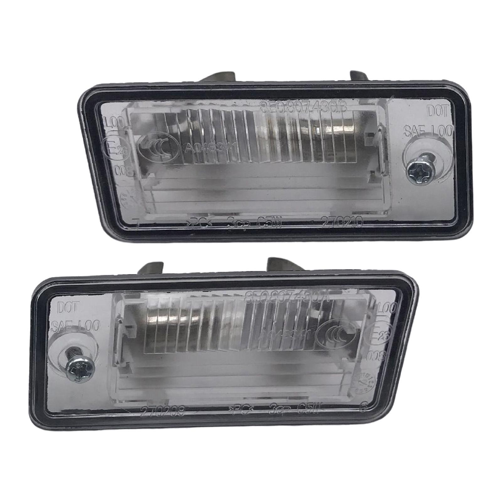 Plate Light Assemblies 8E0807430A/B for  A4 B7 Stable Performance Convenient Installation