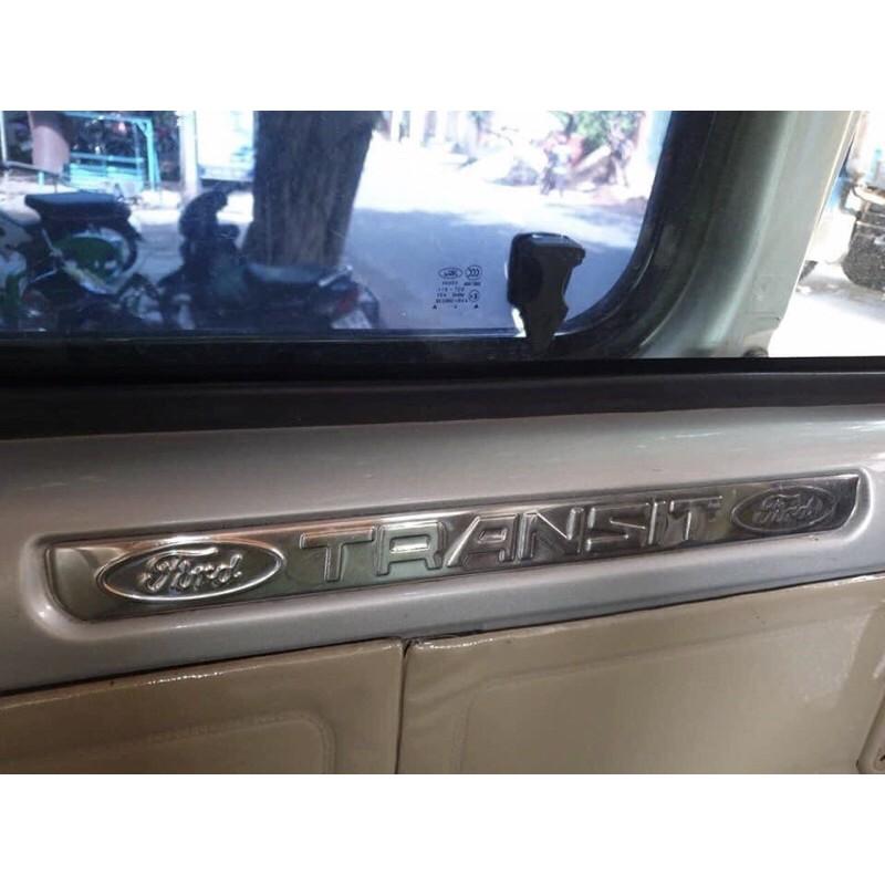 Nẹp Inox sườn trong cửa lùa Ford Transit