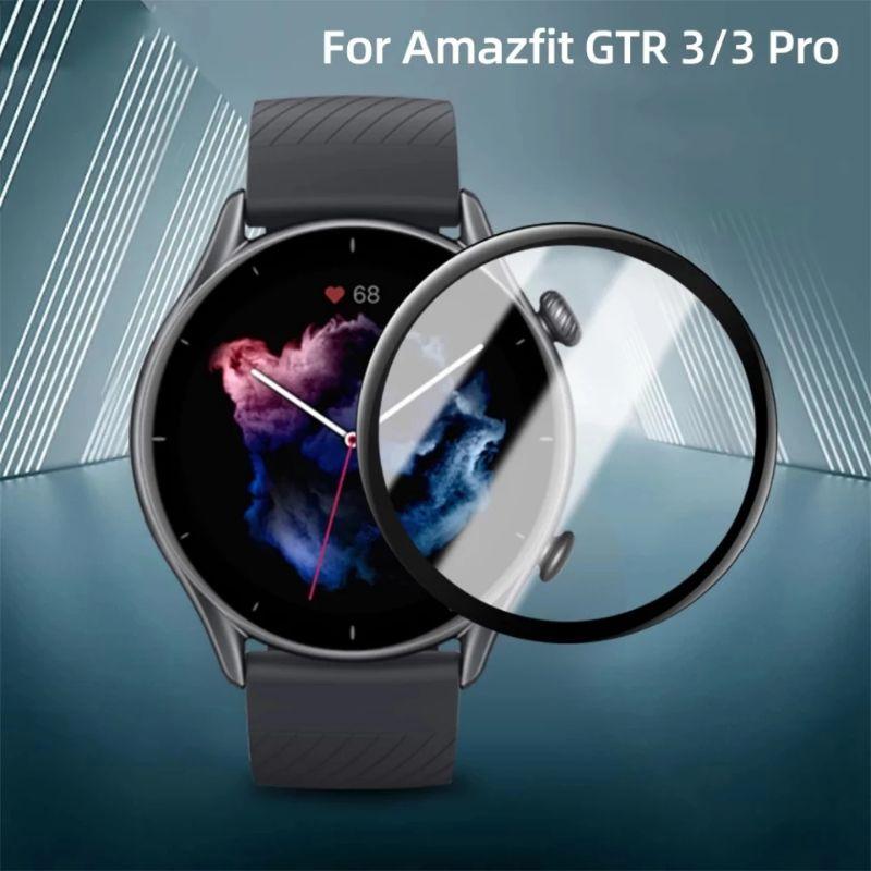 Cường lực màn hình 3D Cạnh Cong Full mặt kính cho Amazfit Gtr3/ Gtr3 Pro