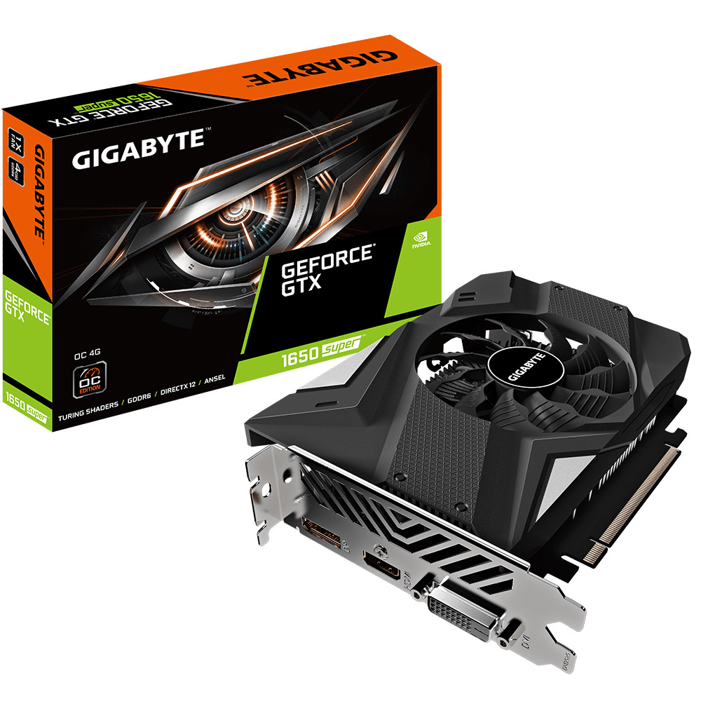 Card đồ họa VGA Gigabyte GeForce GTX 1650 SUPER OC 4G GV-N165SOC-4GD - Hàng Chính Hãng