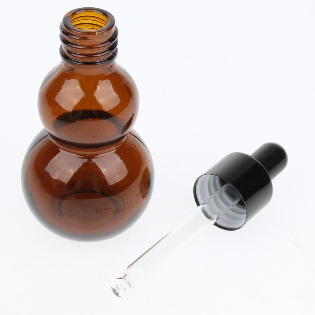 12pcs Travel Refillable Glass Dropper Bottles Essential Oil Makeup Container