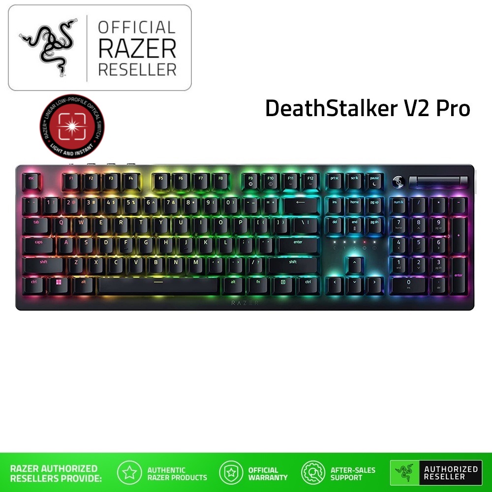 Hình ảnh [Mới, hàng chính hãng] Bàn phím Razer DeathStalker V2 Pro