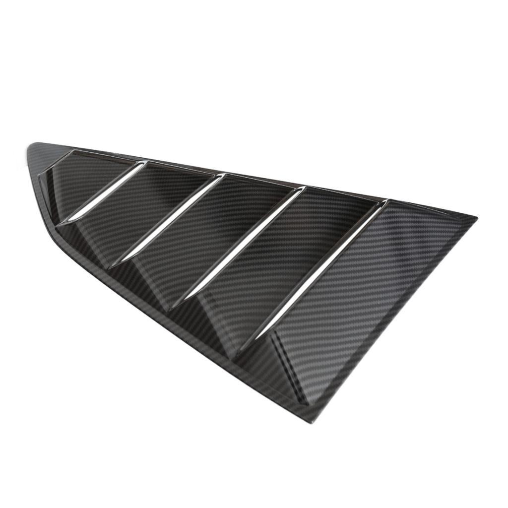 Black Side Window 1/4  Louver Cover For   16-18