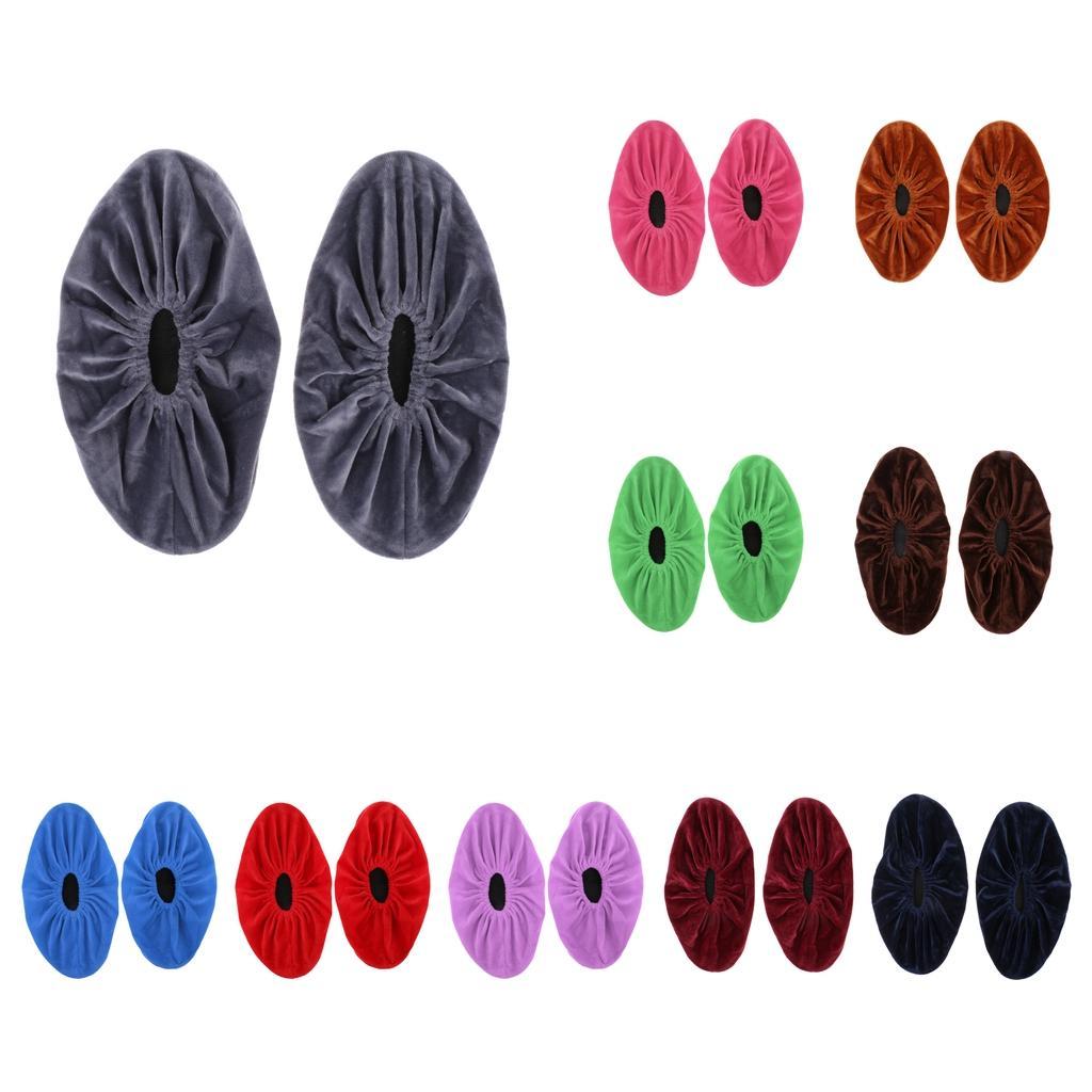 1 Pair Shoe Covers Reusable Washable Non Slip Work Boot Overshoes for Indoors Contractors