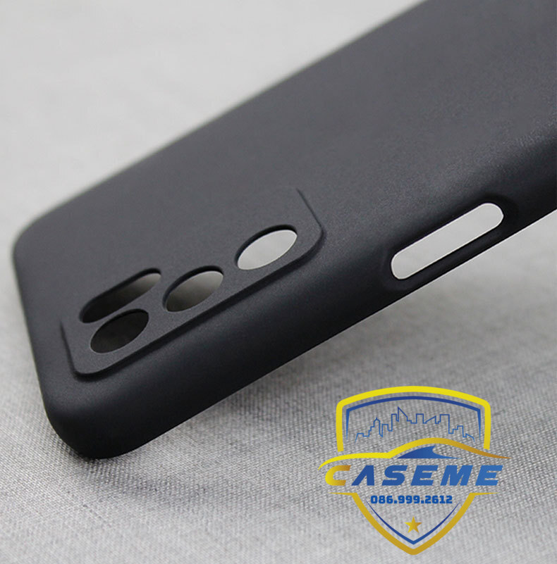 Ốp lưng dành cho OPPO A16 silicon dẻo màu đen bảo vệ camera chống sốc cao cấp