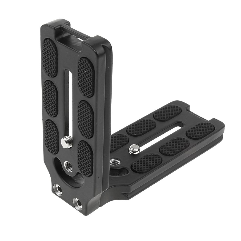 Universal Vertical L Shaped Quick Release Plate Bracket Mount for SLR Camera