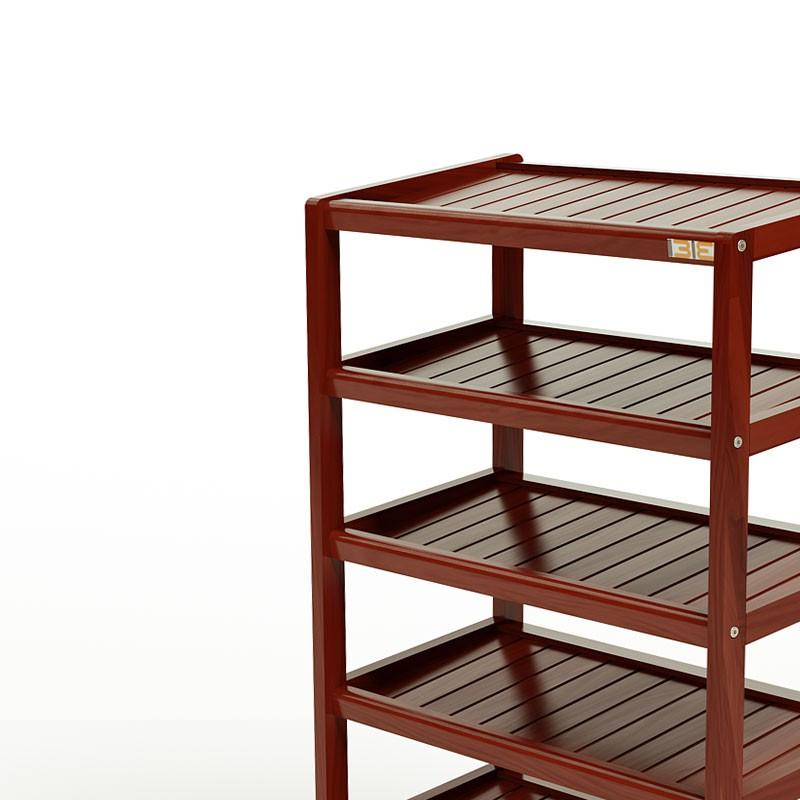 Kệ Giày Dép 6 Tầng Rộng 60cm Gỗ Tự Nhiên 100%