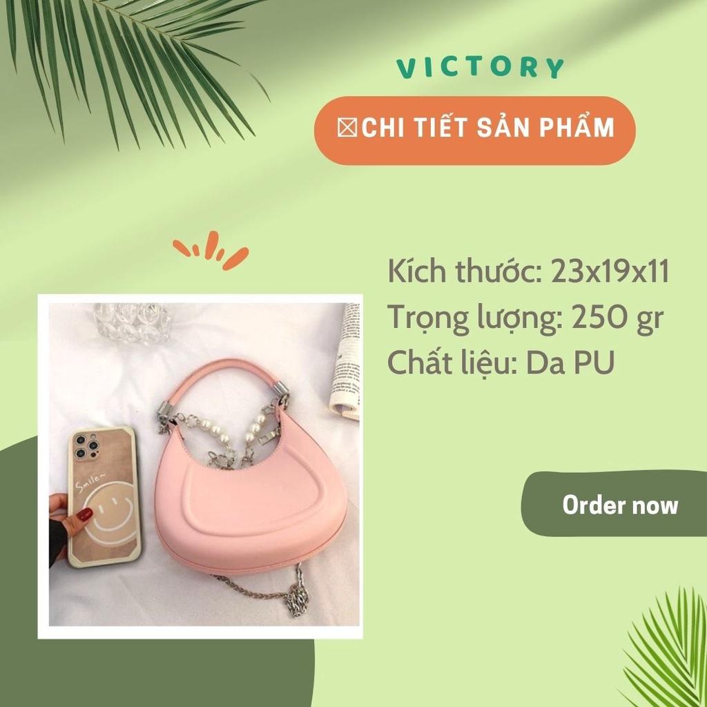 Túi Xách Nữ VICTORY Đeo Chéo Có Quai Xách thời trang Hàn Quốc Dự Tiệc Đi Làm sang chảnh SKU: 382