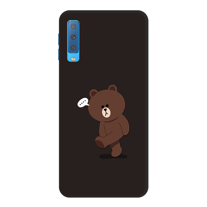 Ốp Lưng Dành Cho Điện Thoại Samsung Galaxy A7 2018 Gấu Brown Mẫu 1