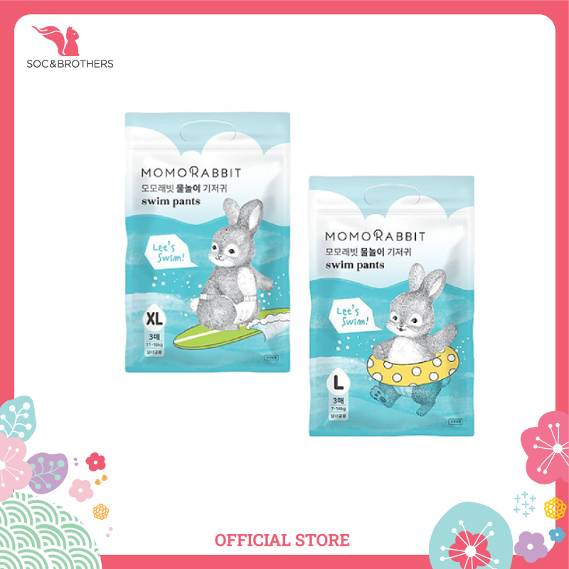 Bỉm bơi Momo Rabbit cho bé dạng quần chính hãng