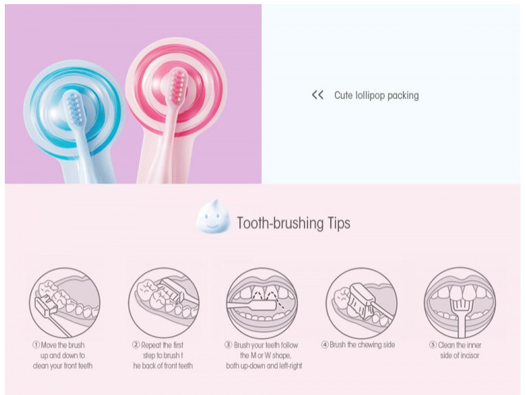 Bàn Chải Đánh Răng Dành Cho Trẻ Em Xiaomi DR BEI Children Toothbrush - Hàng chính hãng