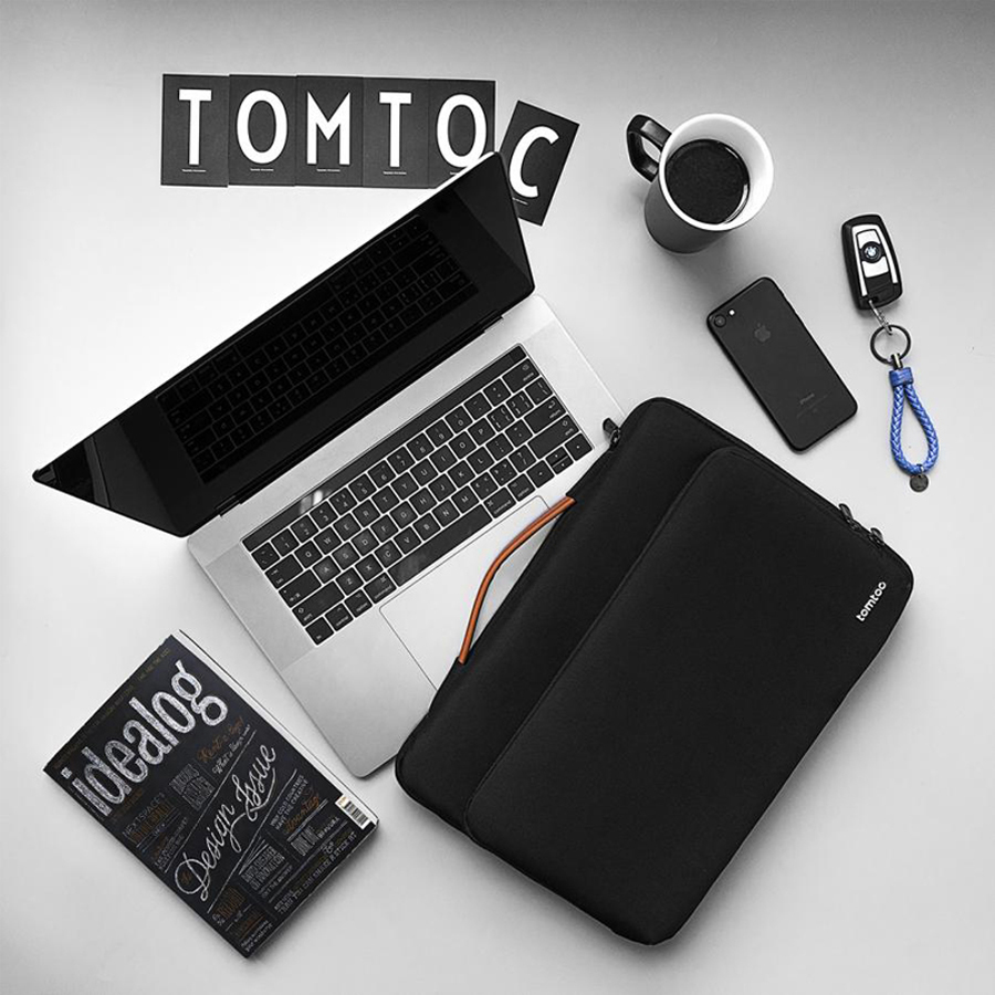 Túi xách chống sốc MacBook Pro 13” 2018 TOMTOC Briefcase - Hàng chính hãng