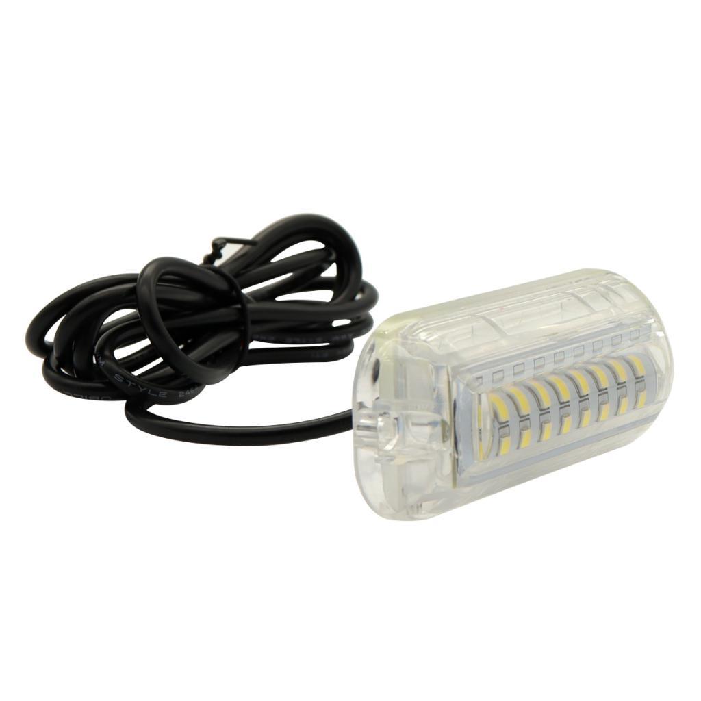 5.2W Underwater LED Marine/Boat Light 27 LEDs Lamp Stainless Steel Pontoon Lamp