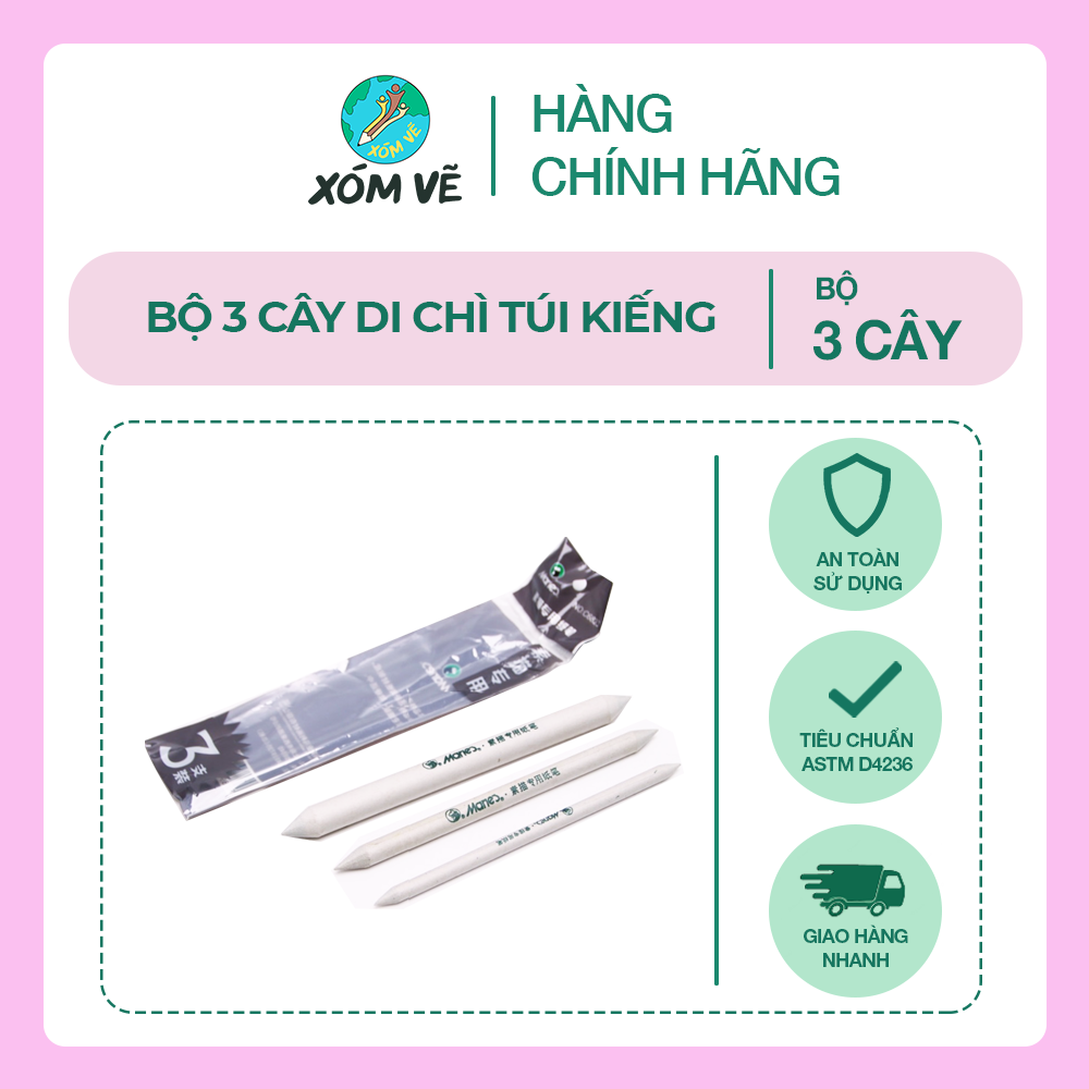 Bộ 3 cây di chì túi kiếng