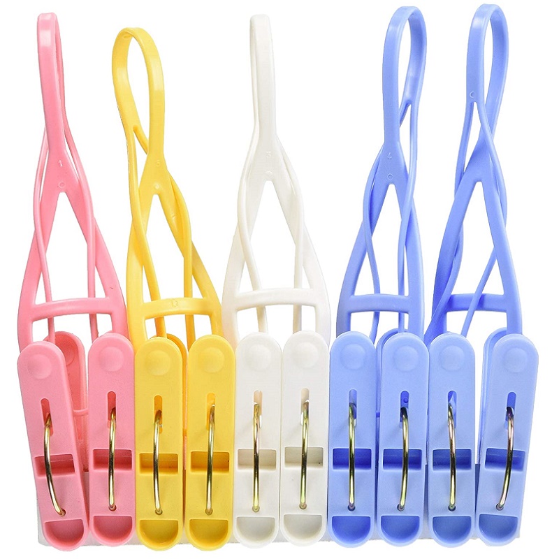 Set 10 kẹp quần áo có dây treo tiện lợi Kokubo Color Cruise - Hàng Nội Địa Nhật Bản