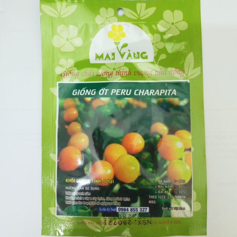 Hạt giống ớt Peru Charapita đắt nhất thế giới, gói 5 quả tươi
