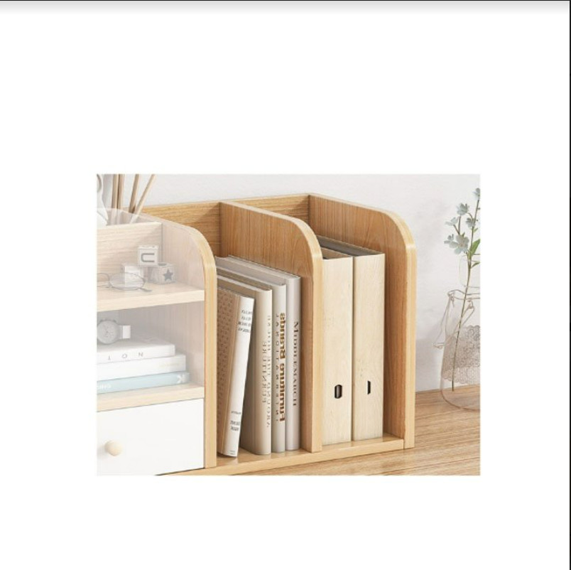 Tủ Gỗ Đựng Sách Để Bàn, Tab Để Tài Liệu Có Ngăn Kéo