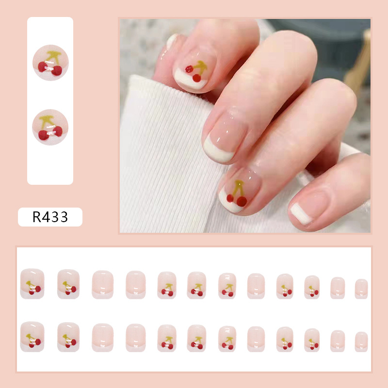 Bộ 24 móng tay giả R433