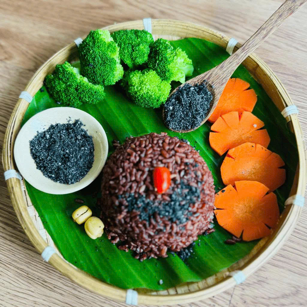 Muối Mè Mix Hạt Dinh Dưỡng Và Rong Biển Mẹ Mít Hộp 200g - Ăn Chay, Ăn Kiêng, Mẹ Bầu, Healthy, Giòn Béo Bổ Dưỡng, Gia Vị Chấm Các Món Rau Luộc